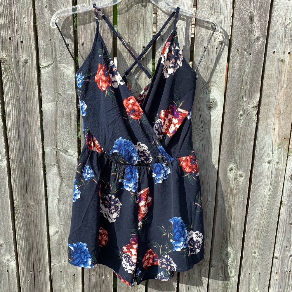 NWT- Floral Romper
